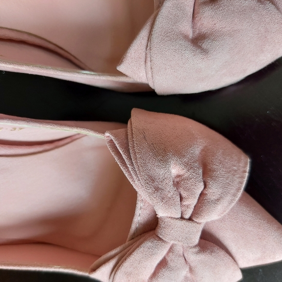 BigTree High Heel Suede w/Bow - Picture 5 of 9